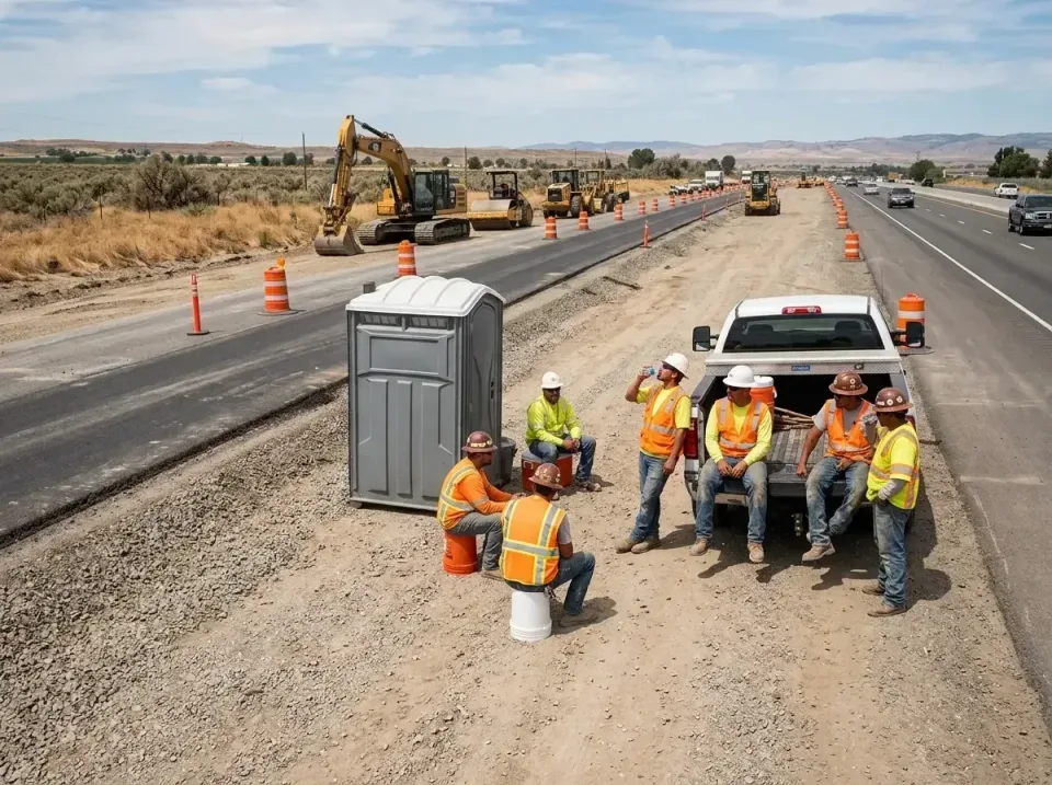 highway-road-construction-crew-007 — frequently asked questions, Porta Potty and Restroom Rentals in Williams, CA
